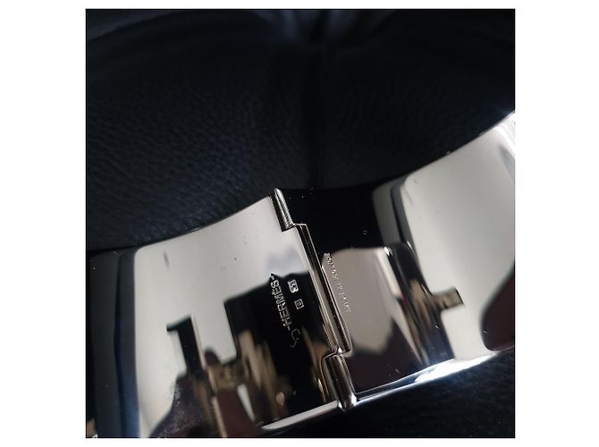 Hermès Braccialetto clic '' H '' XL Blu chiaro - vista 6