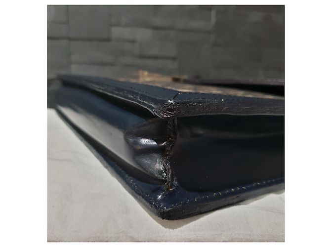 Satchel Dior Addict Monogramma blu - vista 10