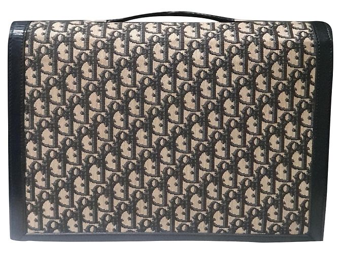 Satchel Dior Addict Monogramma blu - vista 2