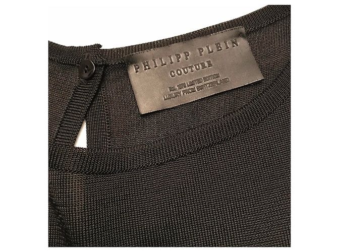 Philipp Plein Kleid schwarz Viscose - Ansicht 4