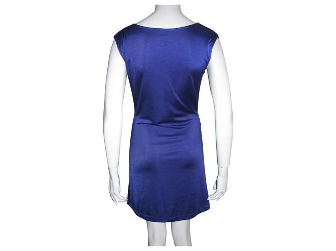 Halston Heritage Lila Kleid mit Rüschen - Ansicht 2