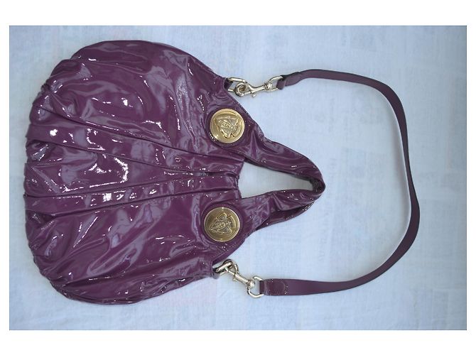 Gucci Hysteria Handtasche aus Leder Violett Lila - Ansicht 2