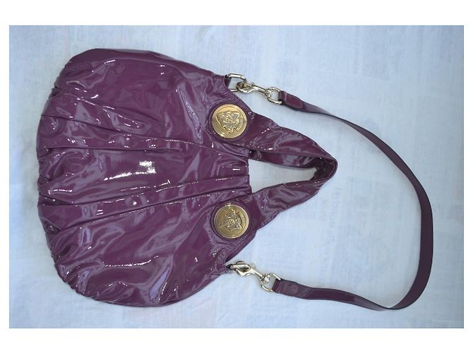 Gucci Hysteria Handtasche aus Leder Violett Lila - Ansicht 3