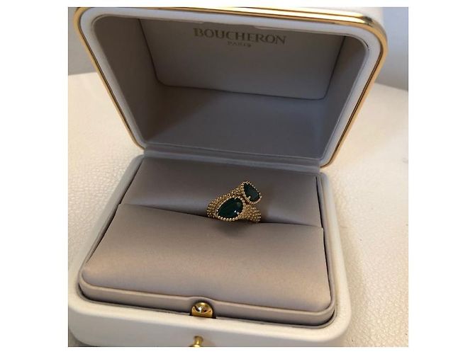 Boucheron Anillo de serpiente malaquita - vista 3