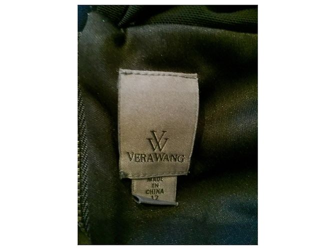 Vera Wang (linea principale) abito nero e blu - vista 5