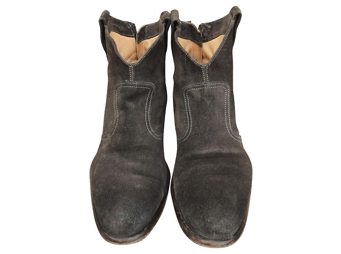 Atelier Voisin Werkstatt Nachbarstiefel Modell Baia Anthrazitgrau - Ansicht 2