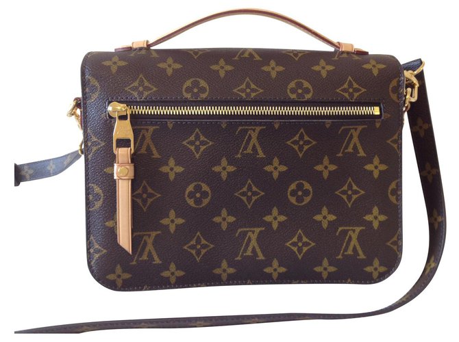 Borsa Louis Vuitton Metis Marrone - vista 2