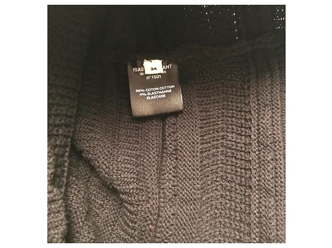 Robe en crochet Isabel Marant Etoile noire - vue 3