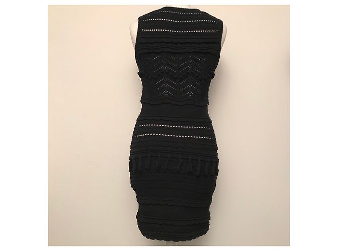 Robe en crochet Isabel Marant Etoile noire - vue 7
