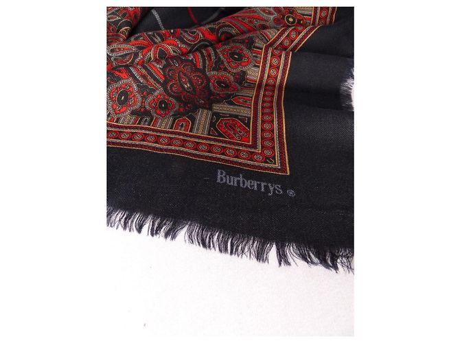 Sciarpa Burberry in lana e seta con stampa tartan e paisley Multicolore - vista 5