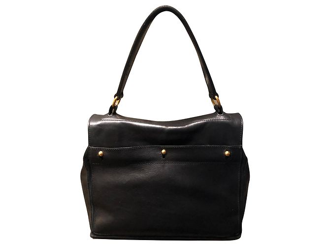 Borsa a mano Yves Saint Laurent Muse in pelle nera Nero - vista 2