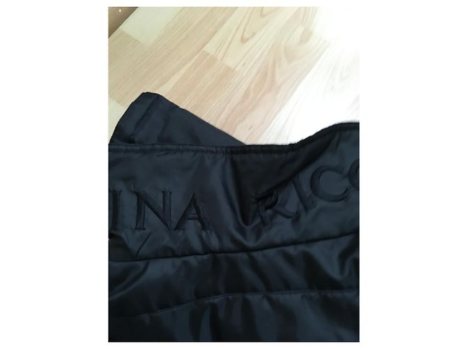 Giacca Nina Ricci in nylon nera 3/4 Nero - vista 2