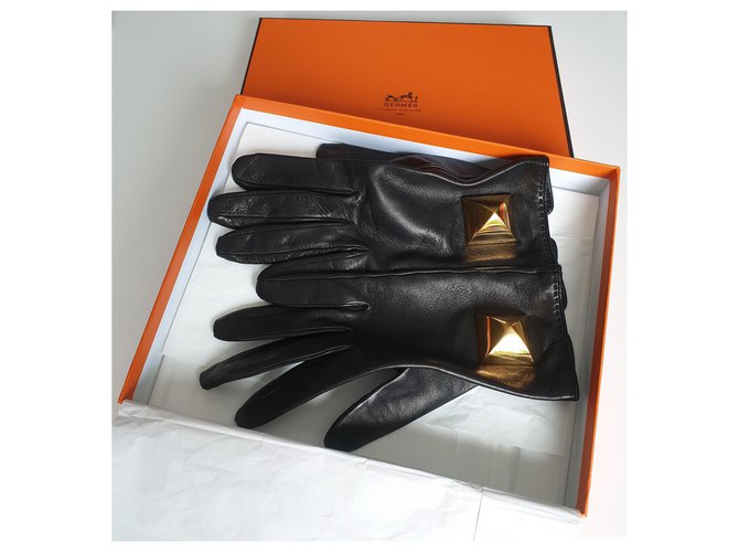 Hermès Guanti MEDOR Nero - vista 3