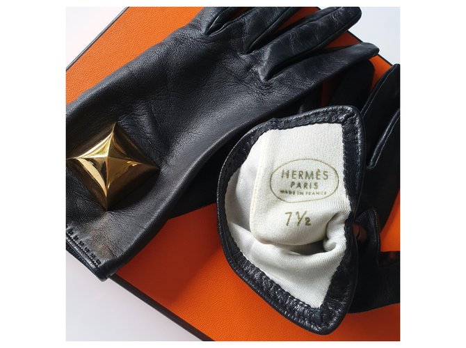 Hermès Guanti MEDOR Nero - vista 5