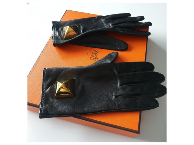 Hermès Guanti MEDOR Nero - vista 6
