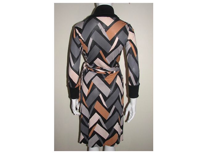 Diane Von Furstenberg Vestido cruzado seda DvF Zerlina Multicolor - vista 4