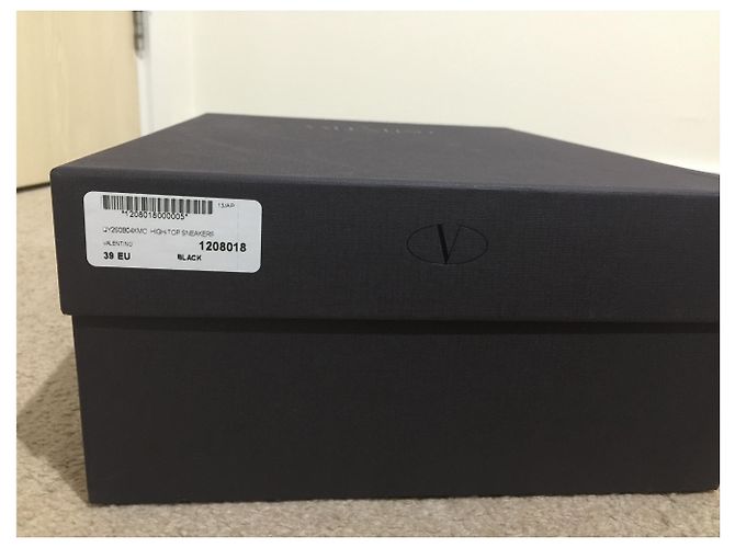 Valentino Garavani VLTN High-Top Sneaker Nero - vista 7