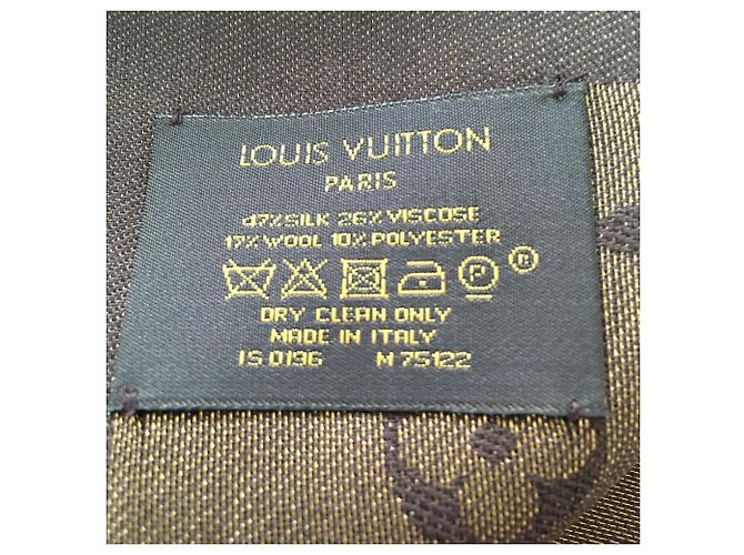 Louis Vuitton Bufanda del monograma Castaño - vista 2