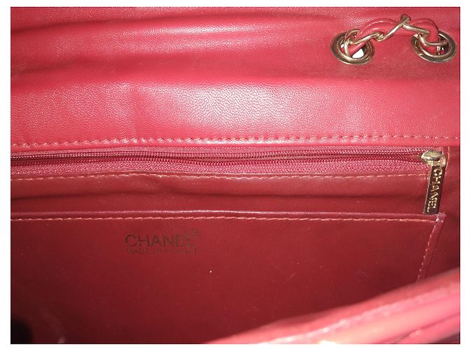 Chanel, gefütterte SIDED CHANEL JUMBO TASCHE RED LIMITED EDITION Rot - Ansicht 3