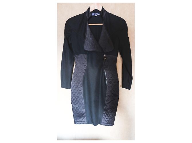 Thierry Mugler Schwarzes Cocktailkleid - Ansicht 4