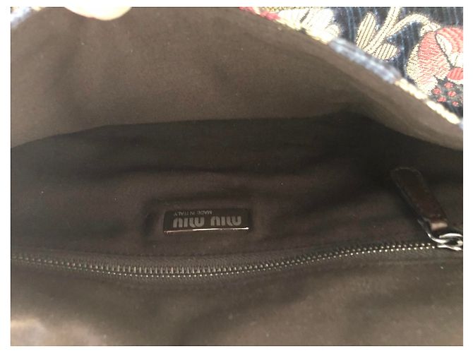 Borsa a mano Miu Miu Pattina Velluto brockar - vista 5
