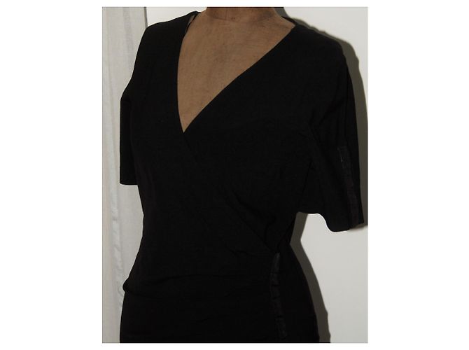 Ba&Sh Kleid Viper Schwarz Viskose - Ansicht 4