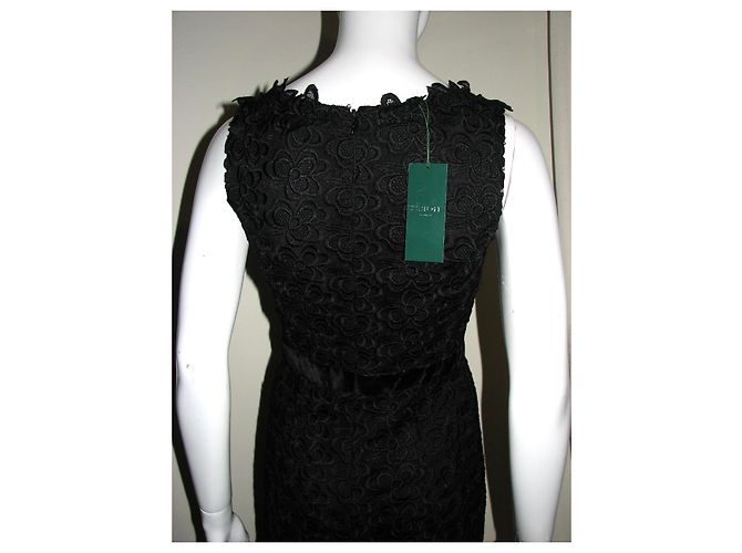 Hobbs Rhoswen Kleid aus schwarzer Guipure-Spitze - Ansicht 10