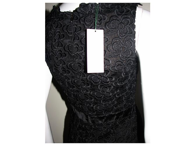 Hobbs Rhoswen Kleid aus schwarzer Guipure-Spitze - Ansicht 11