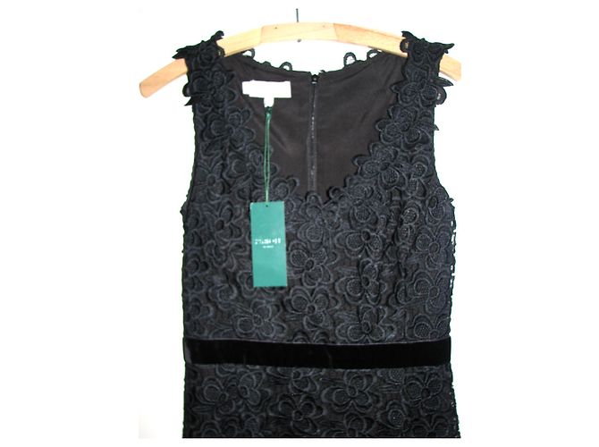 Hobbs Rhoswen Kleid aus schwarzer Guipure-Spitze - Ansicht 5