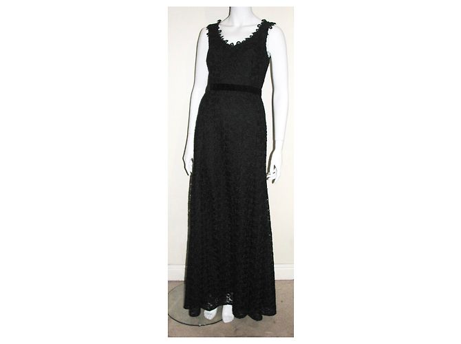Hobbs Rhoswen Kleid aus schwarzer Guipure-Spitze - Ansicht 6