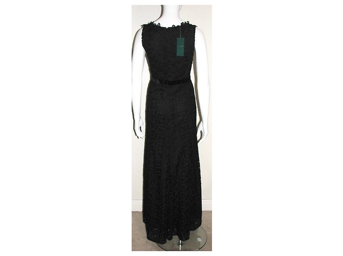 Hobbs Rhoswen Kleid aus schwarzer Guipure-Spitze - Ansicht 9
