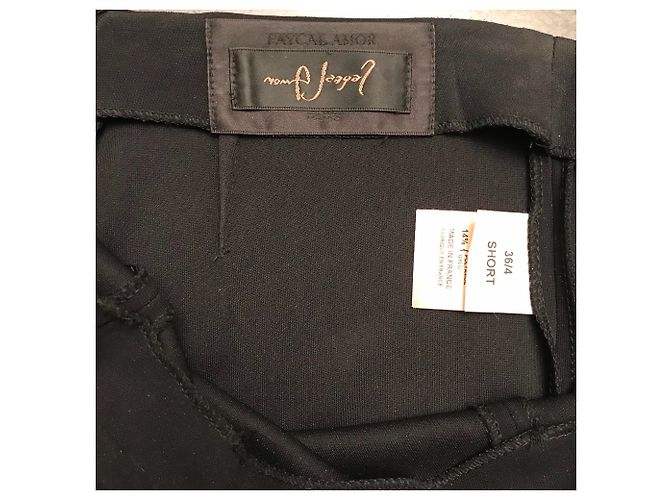Autre Marque FAYÇAL AMOR Hose Schwarz Fließend - Ansicht 3