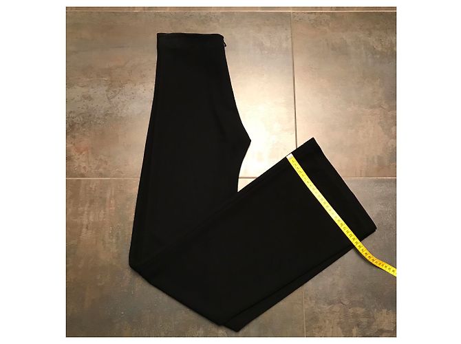 Autre Marque FAYÇAL AMOR Hose Schwarz Fließend - Ansicht 4