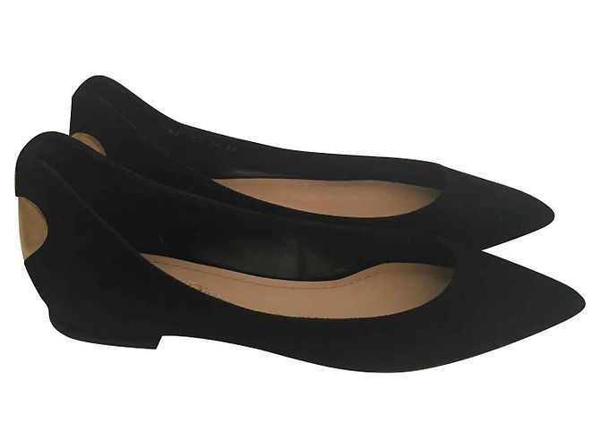 Dior Ballerine Heart in Camoscio Nero - vista 2