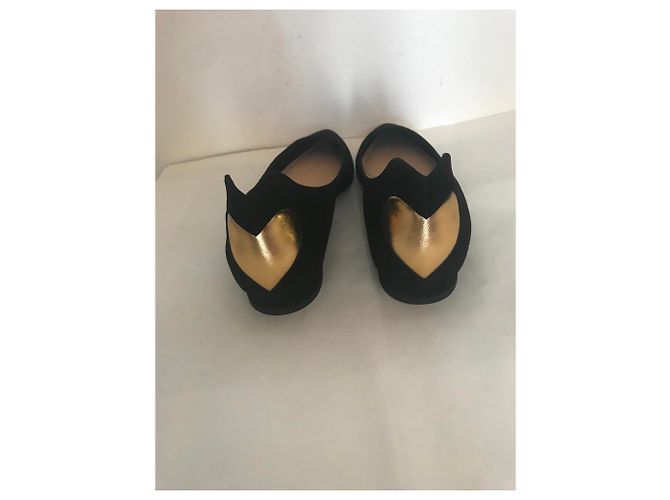 Dior Ballerine Heart in Camoscio Nero - vista 4