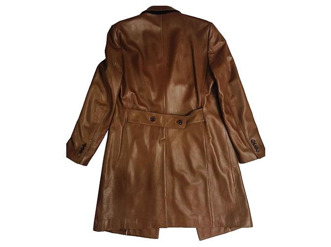 Dolce & Gabbana Ledermantel Beige - Ansicht 2