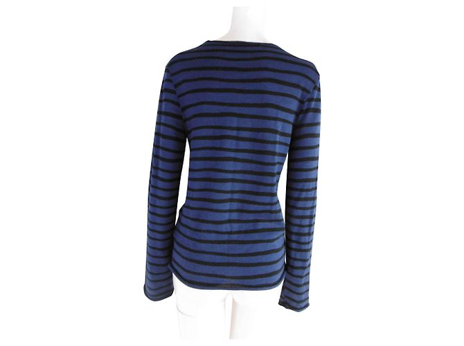 Comme des Garcons Striped Wool Blouse Top - view 2