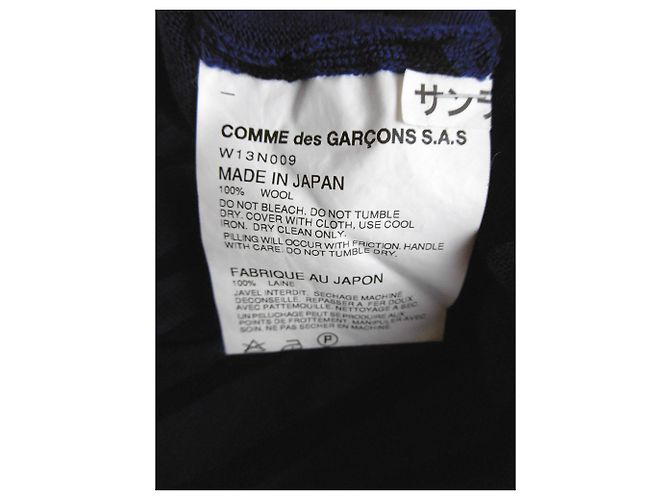 Comme des Garcons Striped Wool Blouse Top - view 5