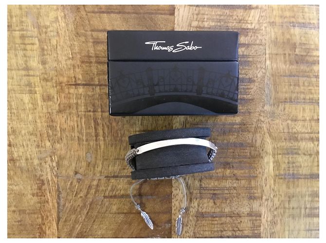Thomas Sabo Brazalete puente amor Plata - vista 4