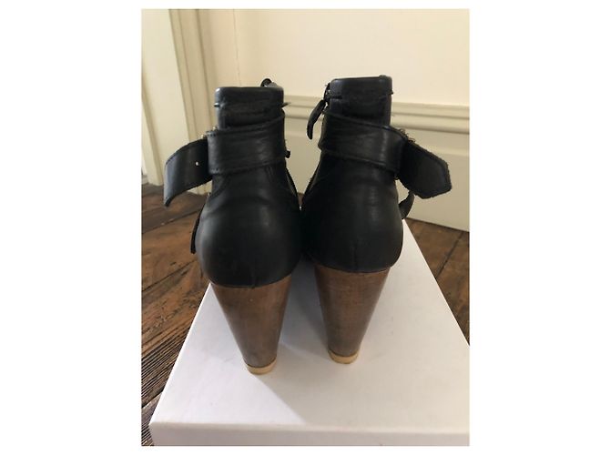 Botines con cuña de Vanessa Bruno Negro - vista 4