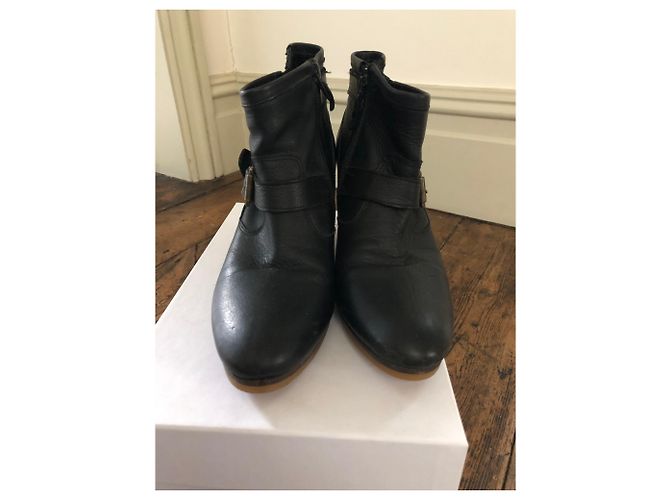 Botines con cuña de Vanessa Bruno Negro - vista 5