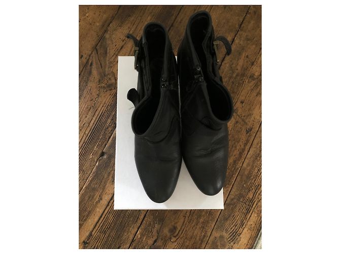 Botines con cuña de Vanessa Bruno Negro - vista 6
