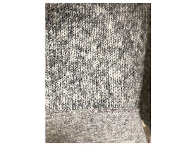 Majestic MAJESTOSO FILATURES PARIS CINZA CASACO DE COA REVESTIMENTO CARDIGAN - vista 5