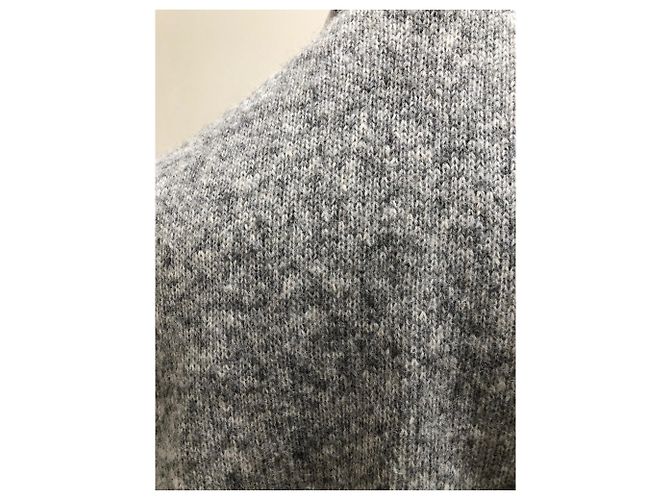 Majestic MAJESTOSO FILATURES PARIS CINZA CASACO DE COA REVESTIMENTO CARDIGAN - vista 6