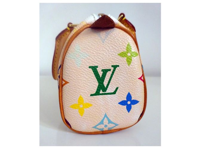 Louis Vuitton Takashi Murakami Mini Speedy Bag Multicolore - vista 4
