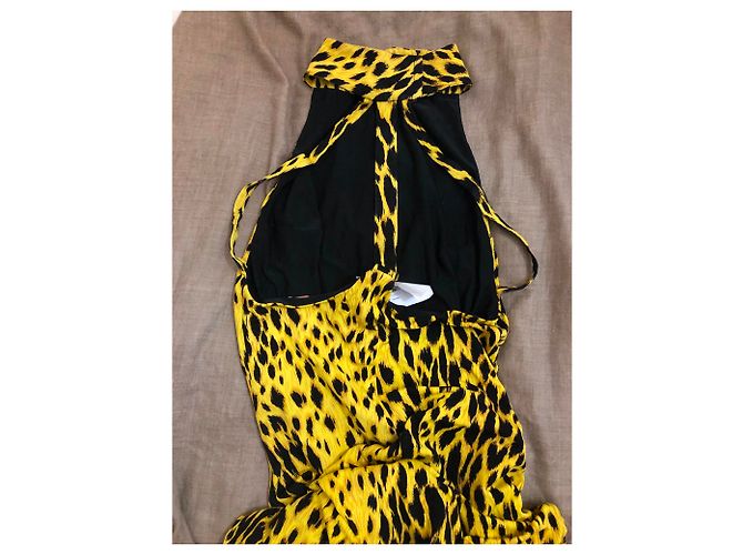 Versace Maxikleid mit Leopardenmuster - Ansicht 4