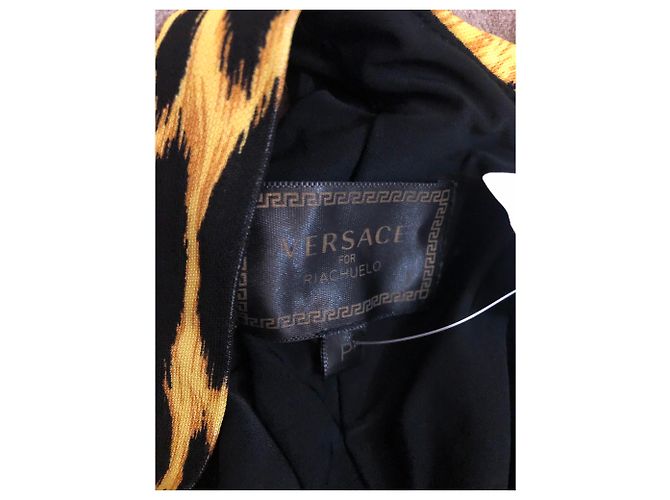 Versace Maxikleid mit Leopardenmuster - Ansicht 6