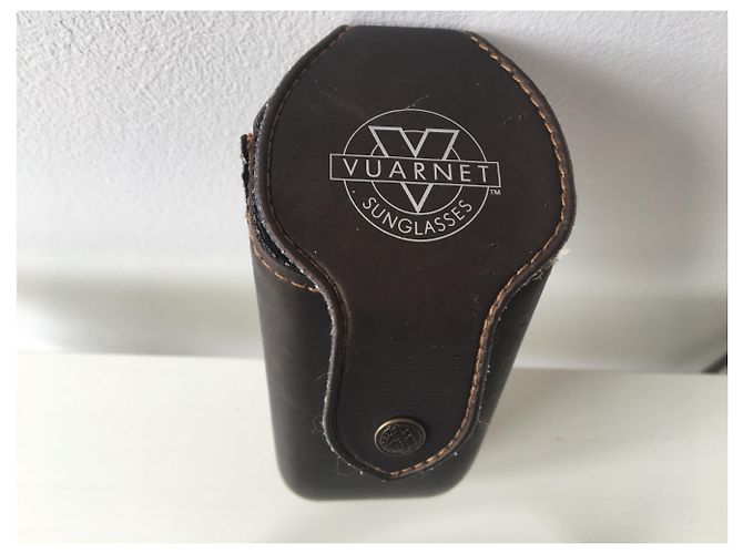 Autre Marque Gafas de sol de metal beige - vista 4