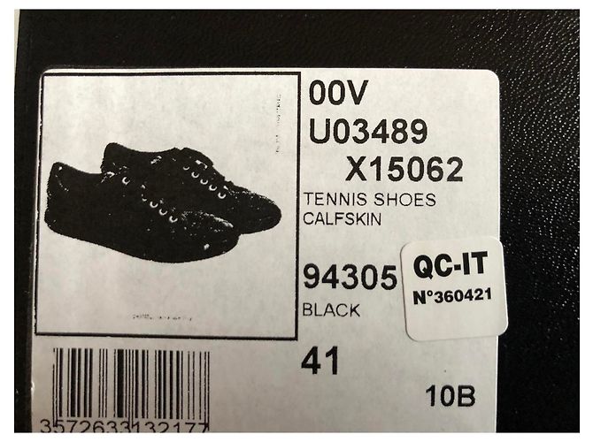 CHANEL BASKETS MEN SIZE 41 - NEW & NEVER SERVED (UNIFORM MODEL) Black - view 3