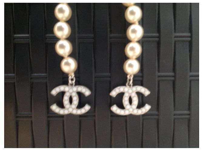 Chanel, Cintura con collana Bianco - vista 8